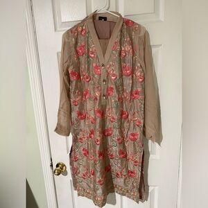 Floral Embroidered Tunic